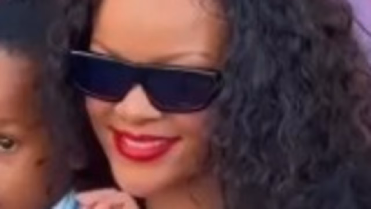 Rihanna posts extremely rare pictures with all of her and A$AP Rocky’s kids