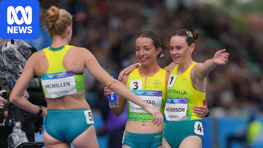 Jemima Montag leads 10,000m walk podium sweep after 'selfish' race behind Lizzy McMillen