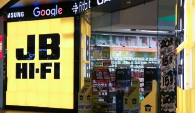 SYDNEY, AUSTRALIA : NewsWire Photos - DECEMBER 03 2024; A general view of a JB HI FI electrical store related to the current economic climate and high cost of living and energy utility prices for general households. Picture: NewsWire / Gaye Gerard