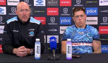NRL 2026: Sharks press conference, Craig Fitzgibbon hopes loss is wake up call his side needs, what did he say, Dragons defeat Sharks