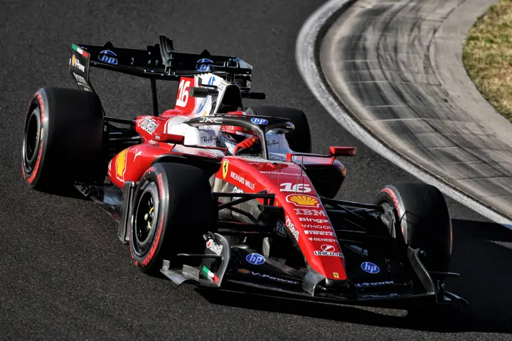 Charles Leclerc Hungary Ferrari