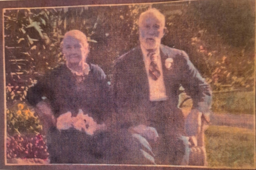 old photo of couple