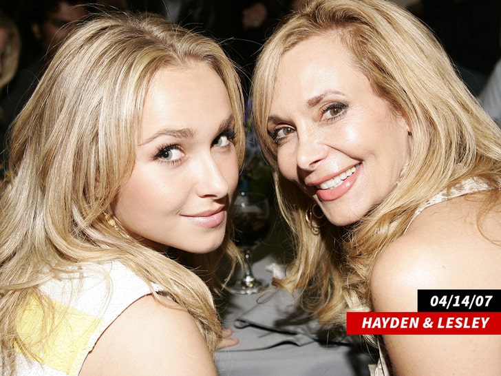 Hayden Panettiere and mother, Lesley Vogel getty