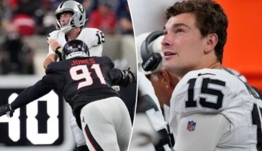 Fernando Mendoza learned many lessons from first NFL start, and that’s part of Raiders' plan