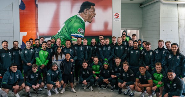 NRL 2026, Telstra Together Round, Raiders, Josh Papalii, mural, final home game