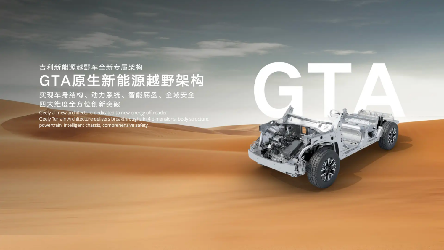 Geely unveils "AI-powers off-road technology" which will debut in Geely Zhanjian 700