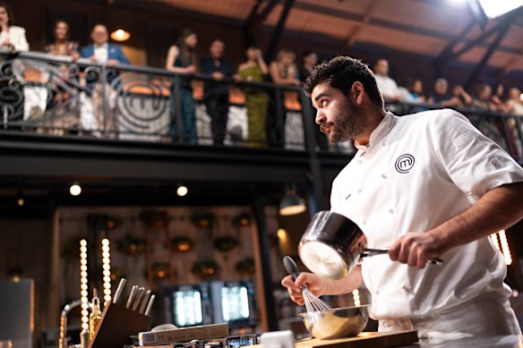 Vinnie cooks up a storm in the MasterChef finale.