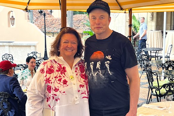 Gina Rinehart, a SpaceX investor, has praised the business and its founder Elon Musk.