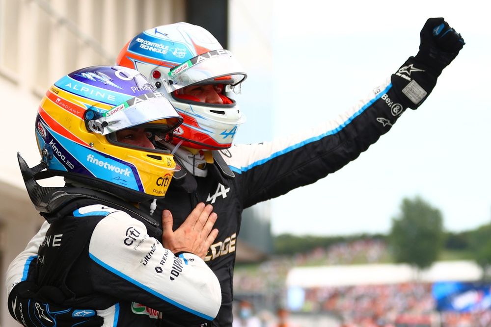 After greatly contributing to Ocon's maiden F1 victory, Alonso couldn't stay in Hungary for the party
