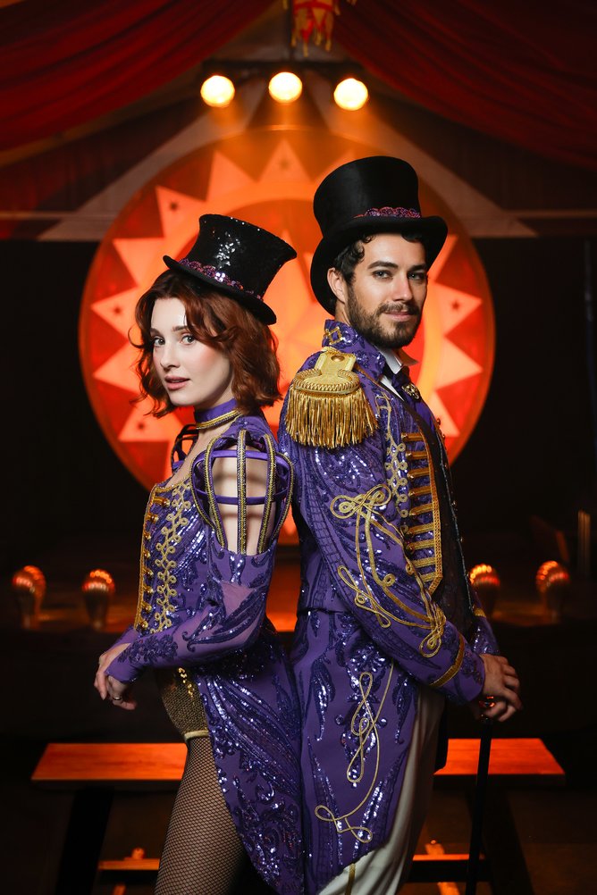 Ruby Clark and Des Flanagan.