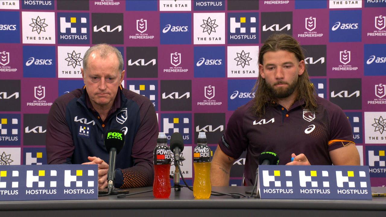 ‘Not going to play victim’: Broncos star’s defiant message as Madge opens up on finals failure