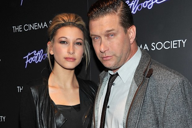 Hailey Bieber and her dad Stephen Baldwin attend the screening of Footloose at the Tribeca Grand Hotel - Screening Room on October 12, 2011 in New York City.