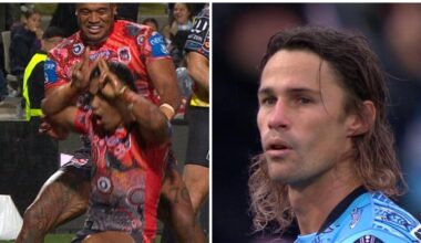 NRL 2026: Dragons defeat Sharks, Jesse Ramien injury, match report, score, Nicho Hynes, stats, rugby league news
