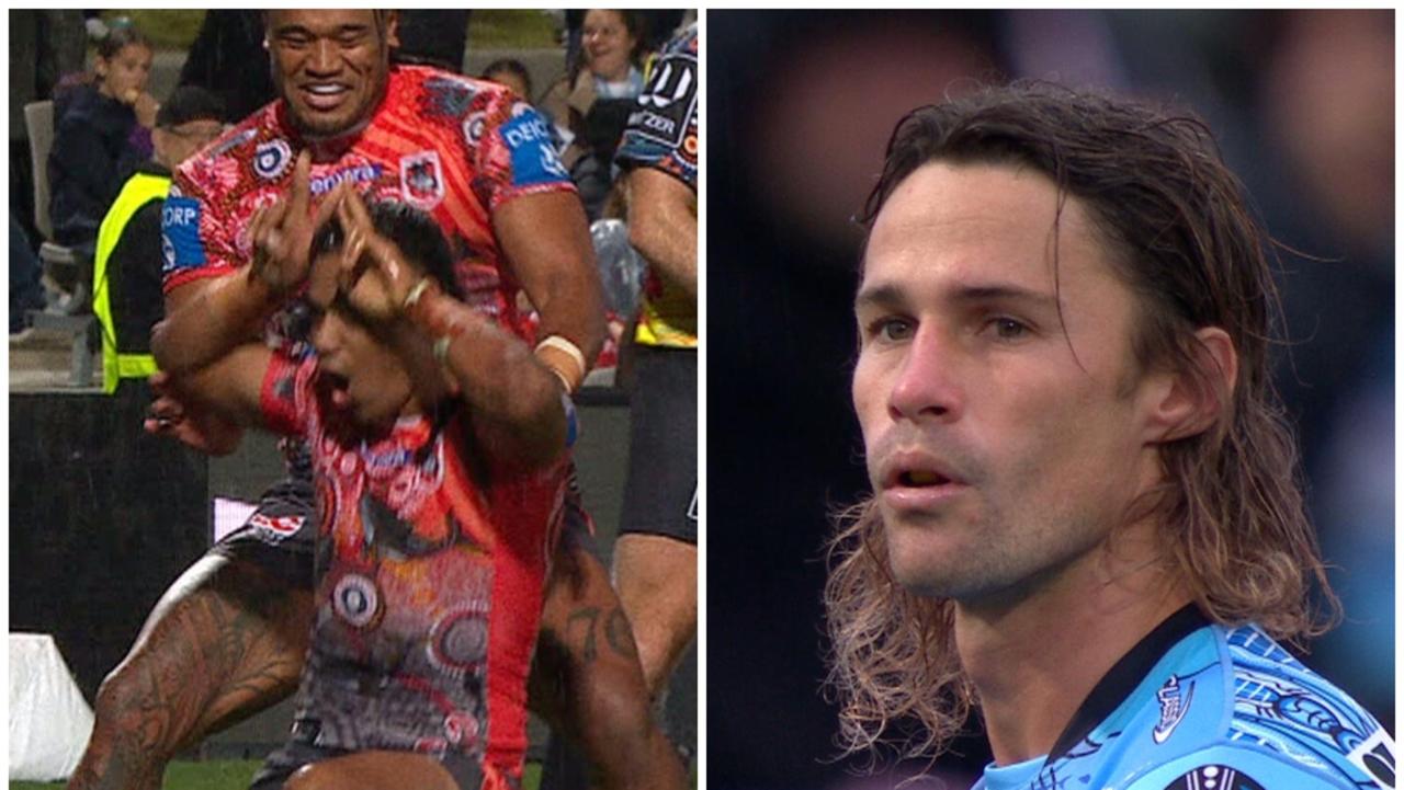 NRL 2026: Dragons defeat Sharks, Jesse Ramien injury, match report, score, Nicho Hynes, stats, rugby league news