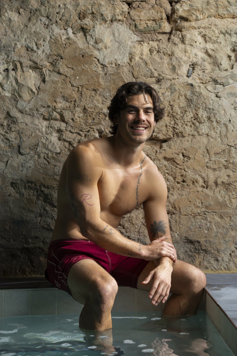 Jian Wong Yen, co-founder of Cold Nips, at Alchemy Saunas in East Fremantle. 