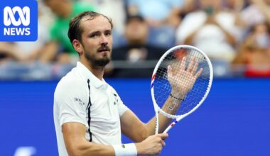 Daniil Medvedev wins US Open first round, Marin Cilic out with injury