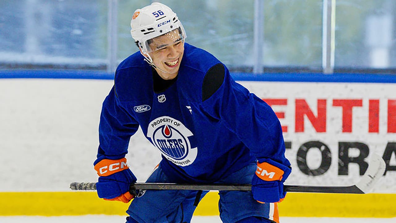 Park hopes to complete journey from viral sensation to Oilers forward