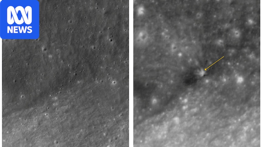 South Korean satellite captures before and after images of SpaceX rocket's Moon crash