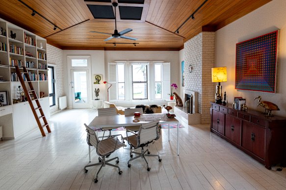 Inside the St Kilda home of the late Ron and Cherryl Barassi.