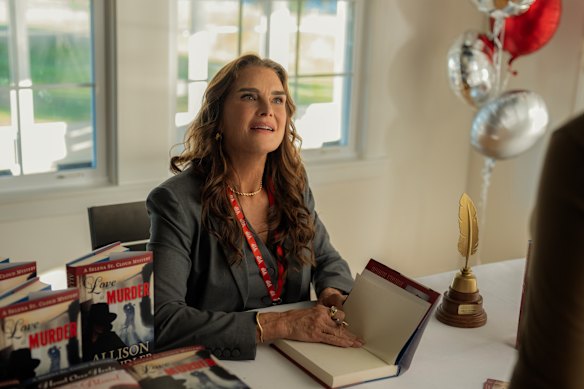 Brooke Shields plays a romance novelist-turned-sleuth in You’re Killing Me.