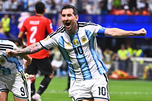 Messi is the joint-leader of the golden boot race with Kylian Mbappe.
