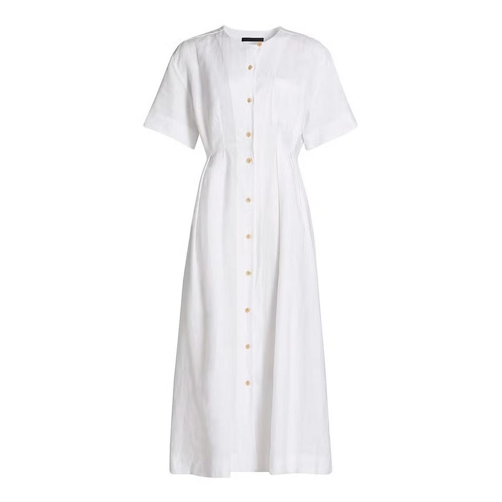Day Linen Midi-Dress