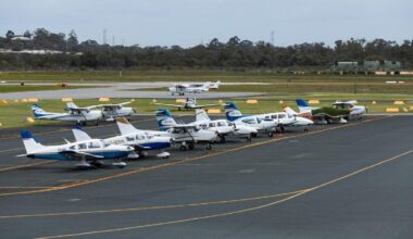 Jandakot Airport forced to shut all runways after lightning strike damages lights