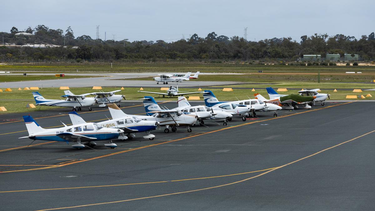 Jandakot Airport forced to shut all runways after lightning strike damages lights