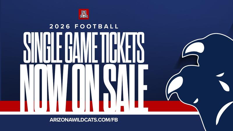 Arizona Football 2026 Single Game Tickets On Sale Now