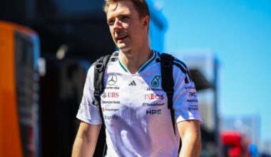 Fred Vesti delights fans with Mercedes V8 demonstration run in Singapore