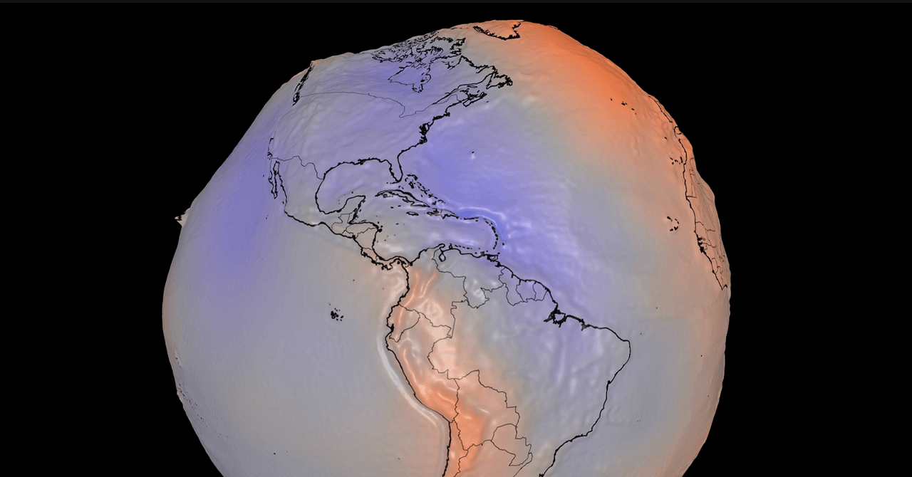 Nasa’s New 3D Model Shows the Earth Is a Lumpy Mess