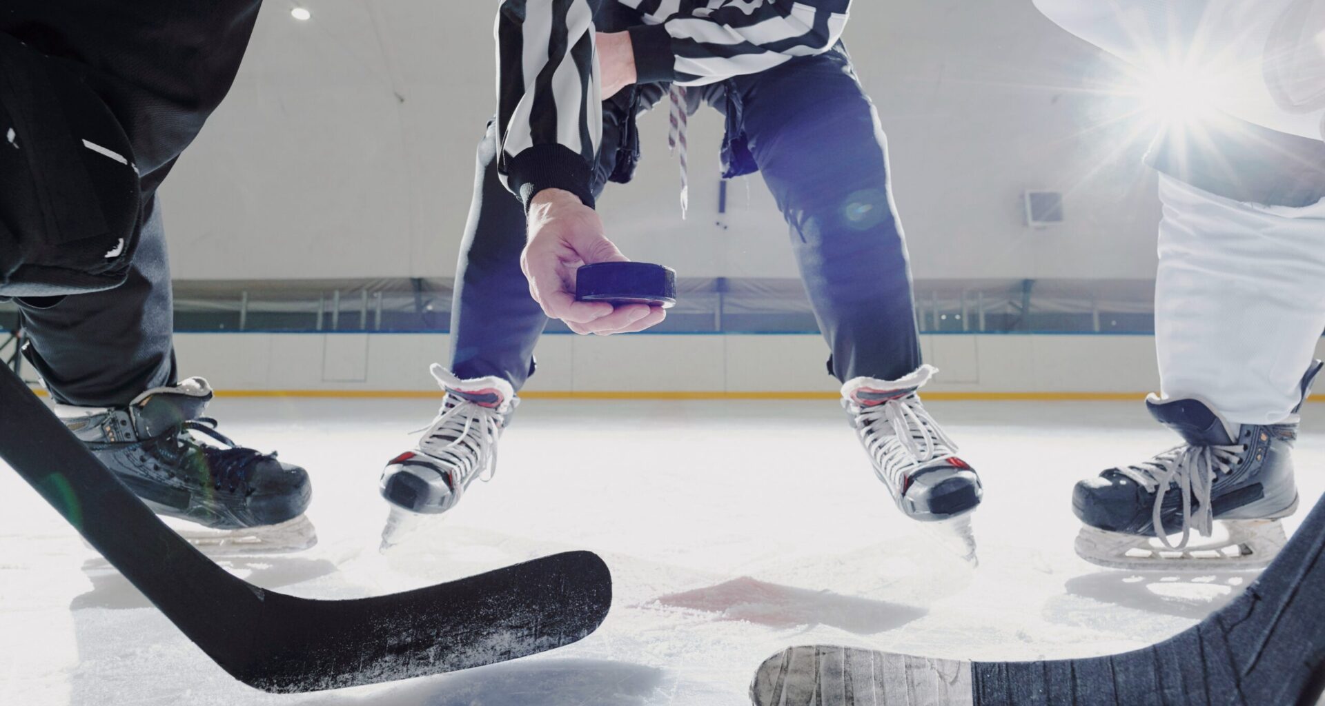 Photo of hockey game
