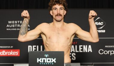 UFC Vegas 120 early weigh ins video, live results | Gamrot vs. Salkilld