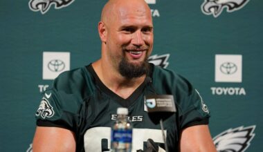Lane Johnson says the Eagles’ 2026 season will “probably” be his last year in the NFL