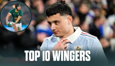 Top 10 wingers in rugby union: Bielle-Biarrey, Will Jordan, Kolbe