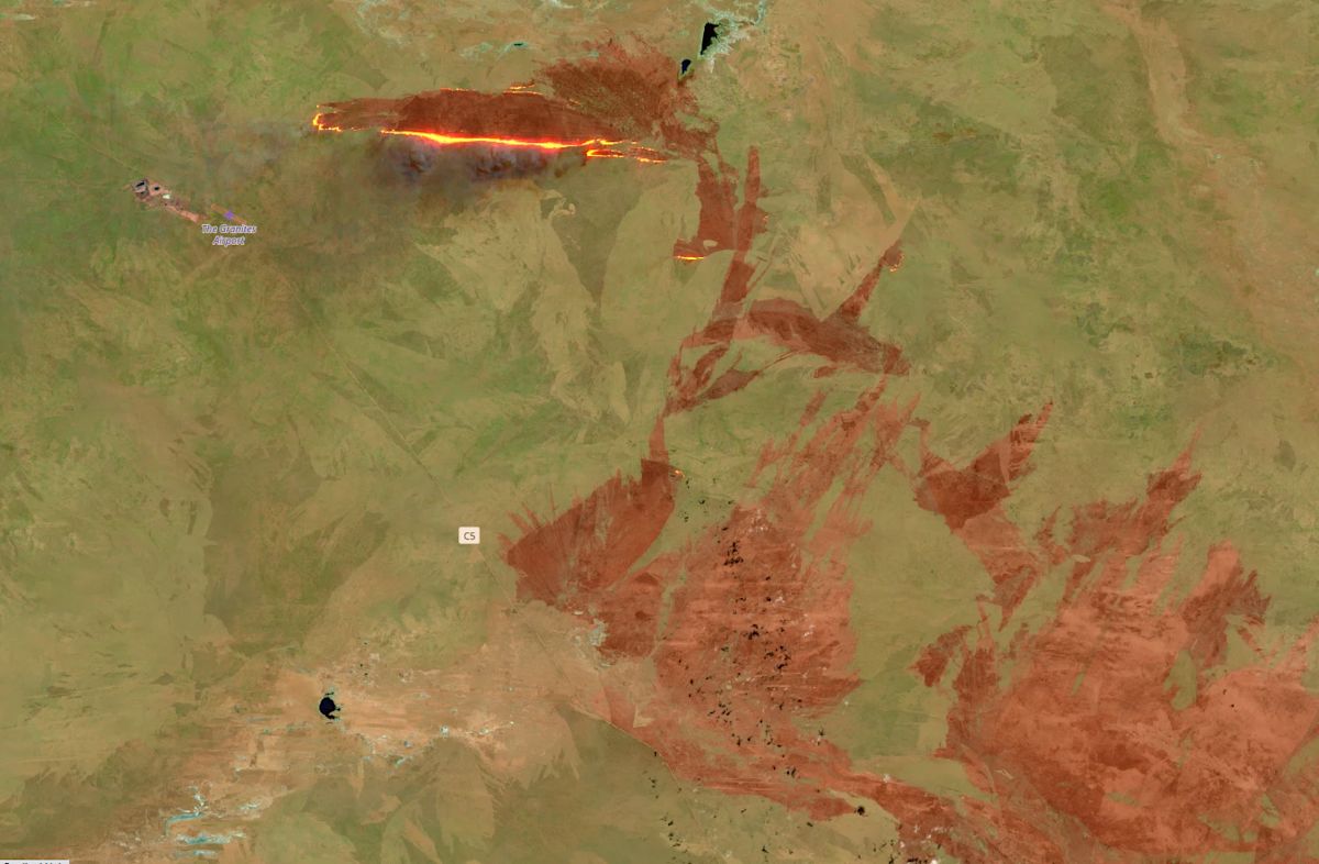 Satellite reveals 400,000-hectare fire no one noticed burning across Australia