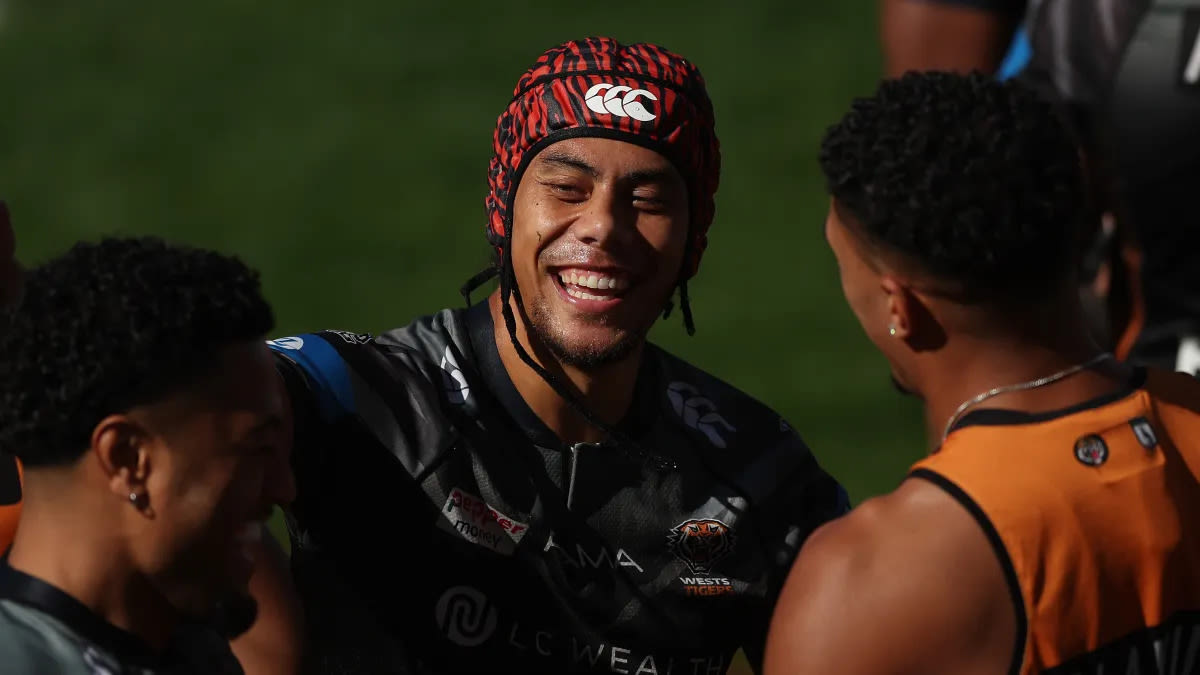 Injured Luai makes surprise PNG golf visit: ‘What are Parramatta thinking?’