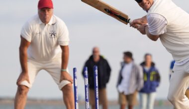 In Pictures: Cricketers bat on sticky wicket in ideal conditions for ducks