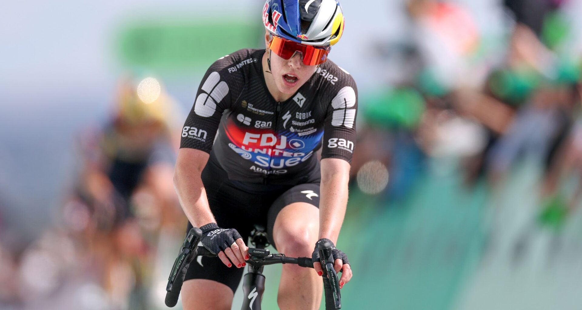 Lauren Dickson returns from collarbone break and takes Queen of the Mountain lead on debut with FDJ United-SUEZ at Tour of Britain Women