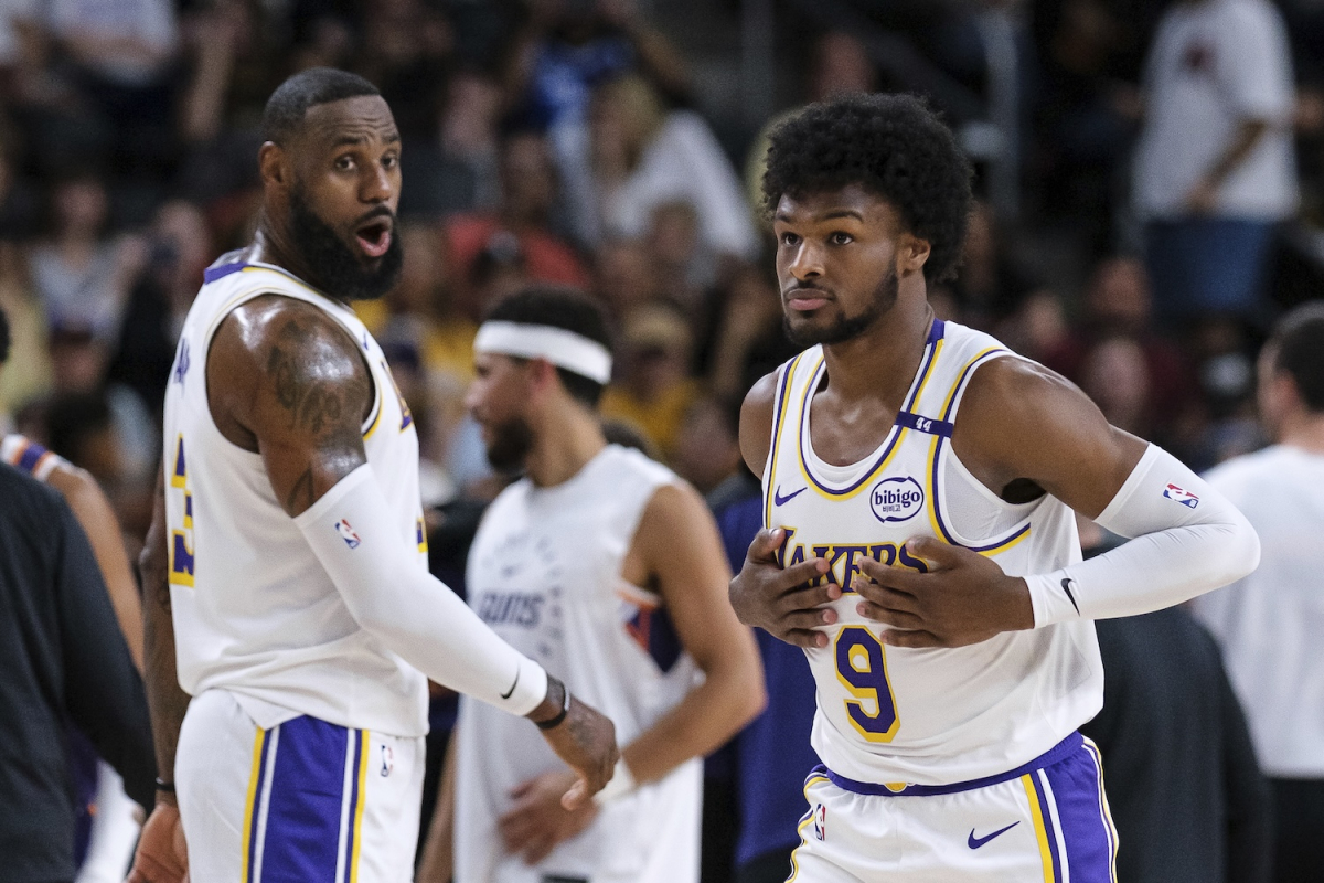 Bronny James speaks up for first time about LeBron James joining 76ers