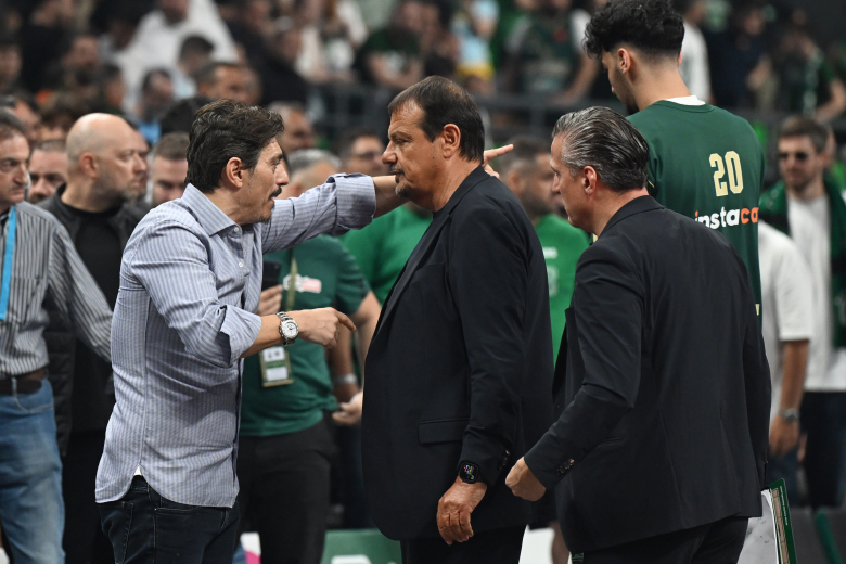 Ergin Ataman, Dimitris Giannakopoulos Ergin Ataman, Dimitris Giannakopoulos