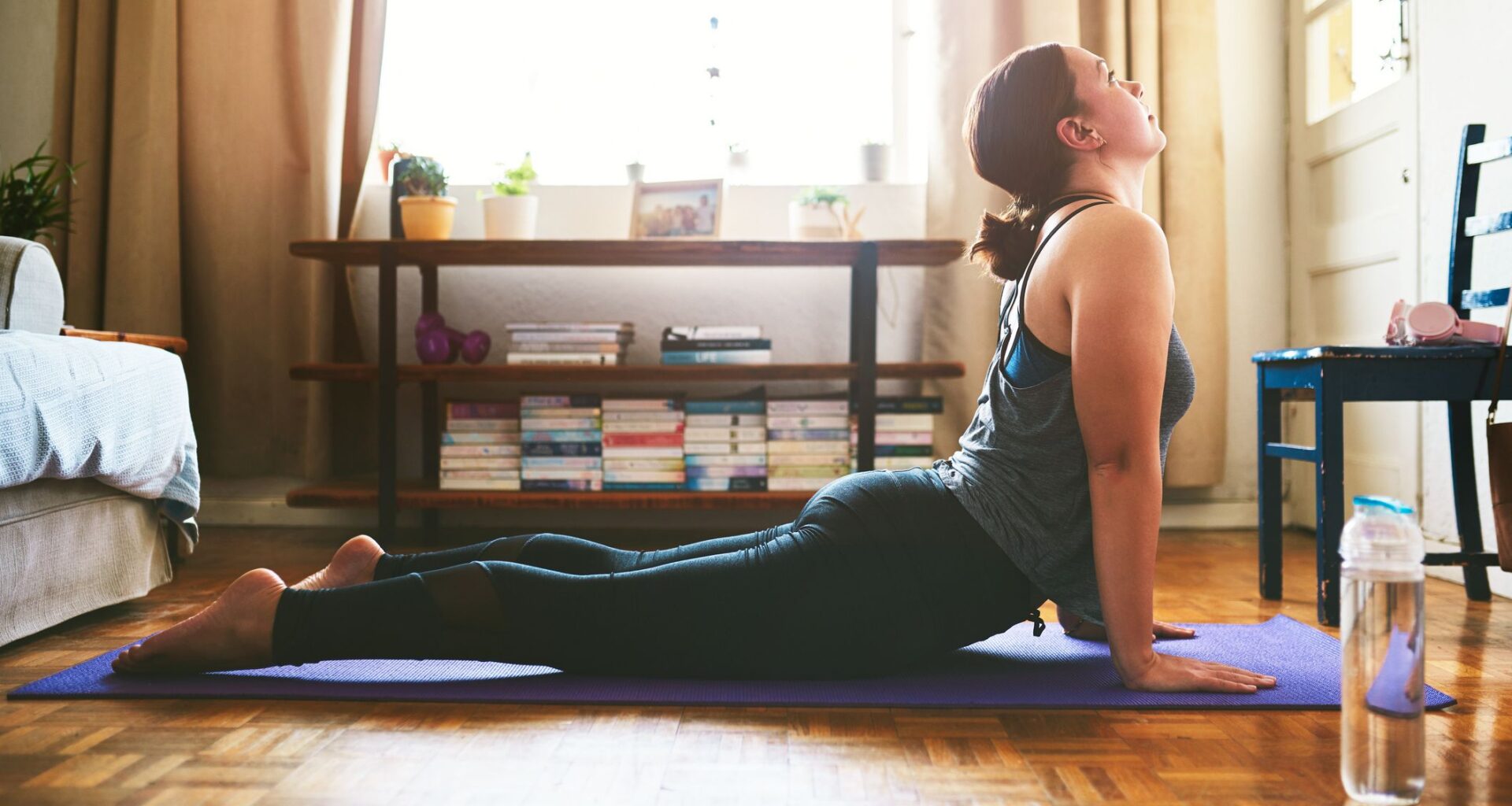 A yoga teacher wants you to try this five-minute flow to reduce tension and improve mobility