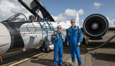 NASA Johnson Pilots Chase Moon’s Shadow for Eclipse Science 