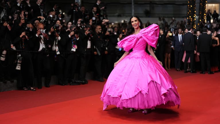 Jury member Demi Moore appears at the premiere of the film Paper Tiger at the 79th international film festival, Cannes, southern France, on May 16, 2026.