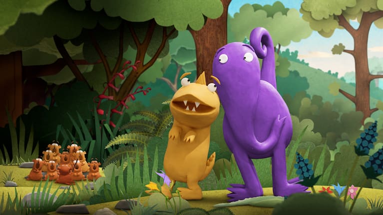 Lou, right, is voice by fellow Kiwi actor Jemaine Clements.