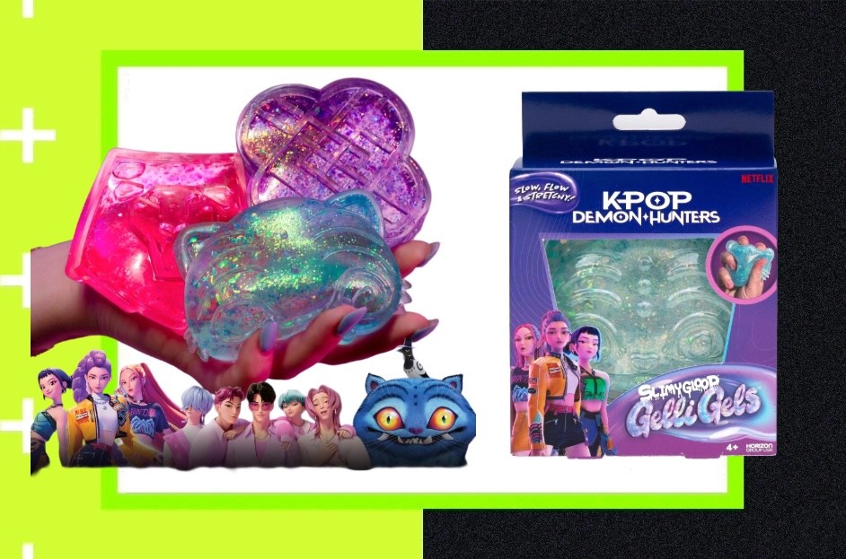 Horizon Group USA Slimygloop Gelli Gels, Kpop Demon Hunters Saja Boys