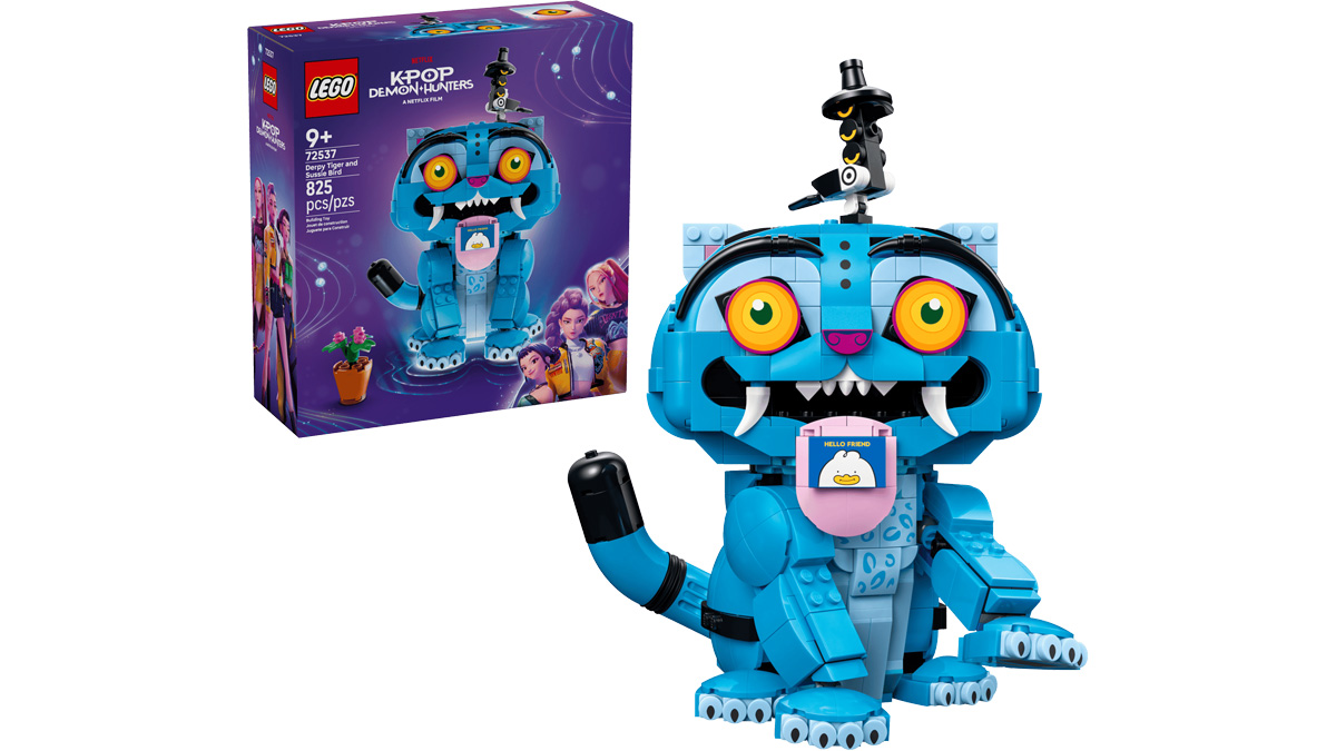 LEGO's FIrst KPop Demon Hunters Set with Derpy Tiger and Sussie Bird