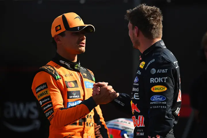Max Verstappen and Lando Norris Hungary