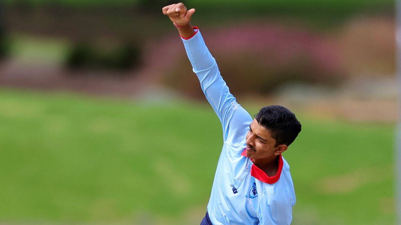 Neel is among the 16 selected to travel for three one-day matches and two four-day games in Rajkot and Ahmedabad, respectively, starting September 13. (Photo Courtesy: Cricket Australia) Neel Patel (2)