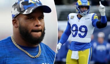 Aaron Donald workouts with Rams are to see how he 'acclimates'
